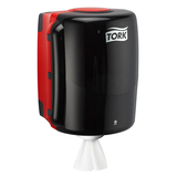 Artikelbild 1 für TORK Putztuchspender Performance W2 653008 schwarz, rot Kunststoff, 1 St., Artikelnummer 210096