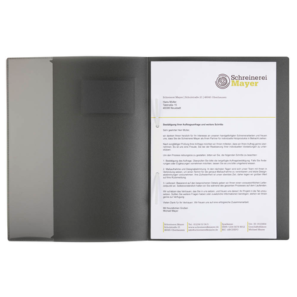 Artikelbild 4 für BRUNNEN Schnellhefter FACT!pp Kunststoff schwarz transluzent DIN A4, 1 St., Artikelnummer 757413