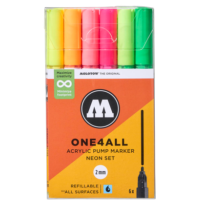 Artikelbild 22 für MOLOTOW One4All Acrylstifte farbsortiert 2,0 mm, 6 St., Artikelnummer 513969