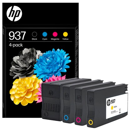 Artikelbild für HP 937(6C400NE) schwarz, cyan, magenta, gelb Druckerpatronen, 4er-Set, Artikelnummer 204527