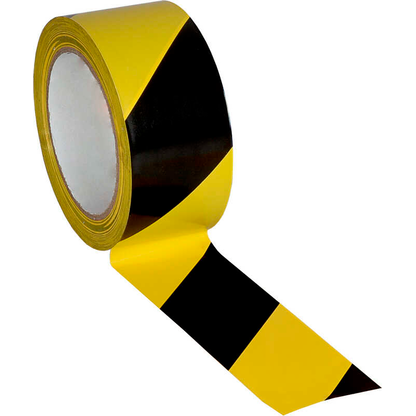 Artikelbild für EICHNER Bodenmarkierungsband gelb, schwarz 5,0 cm x 33,0 m, Artikelnummer 702419