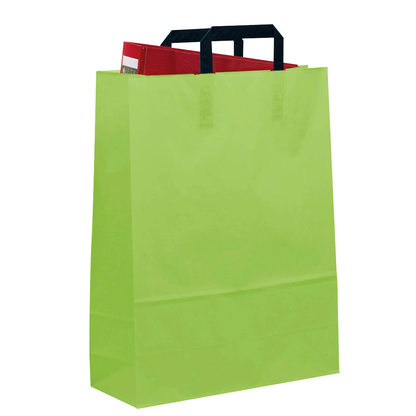 Artikelbild für VP Papier-Tragetaschen hellgrün 32,0 x 42,0 cm, 50 St., Artikelnummer 153559