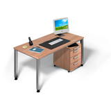 Artikelbild 1 für HAMMERBACHER Akandia Büromöbel-Set nussbaum, Artikelnummer 626857