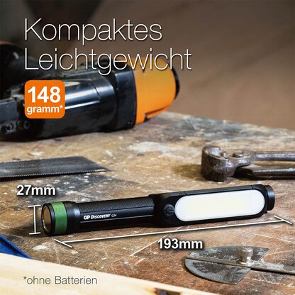 Artikelbild 5 für GP C34 LED Taschenlampe schwarz 19,3 cm, 1 St., Artikelnummer 337152
