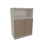 Artikelbild 1 für fm Regalschrank Sidney, 4260649686867 weiß, eiche natur 80,0 x 44,2 x 113,3 cm, 1 St., Artikelnummer 414593