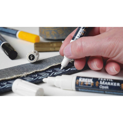 Artikelbild 12 für KREUL Black & White Stoffmalfarbe farbsortiert, 4 St., Artikelnummer 115299