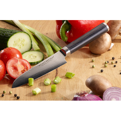 Artikelbild 3 für Echtwerk Santokumesser Damast silber, schwarz, Klinge: 13,0 cm, 1 St., Artikelnummer 649578