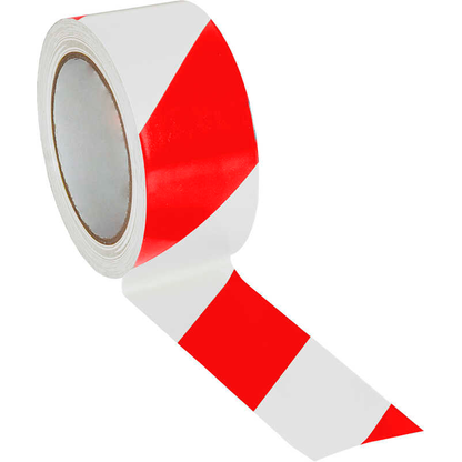Artikelbild für EICHNER Bodenmarkierungsband rot, weiß 5,0 cm x 33,0 m, Artikelnummer 702559