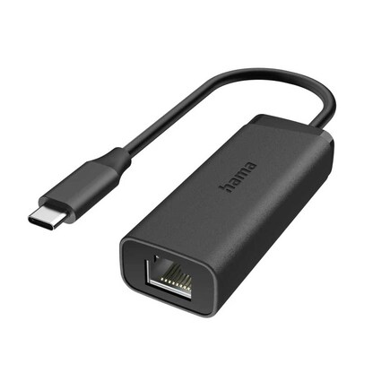 Artikelbild für hama USB C/RJ 45 LAN-Adapter, Artikelnummer 756159