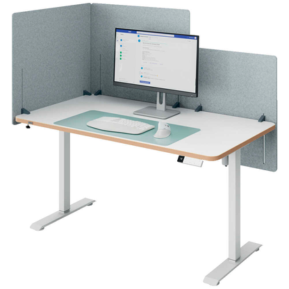 Artikelbild 3 für LEITZ Tischtrennwand 61230085, hellgrau 80,0 x 70,0 cm, 1 St., Artikelnummer 805228