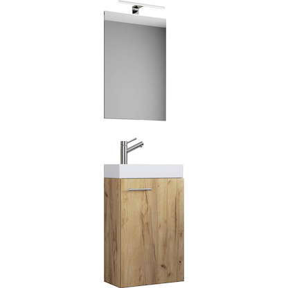 Artikelbild für VCM my bath Badmöbel-Set 3-teilig Slito 916949 honig-eiche 41,0 x 22,0 x 130,0 cm, Artikelnummer 390738