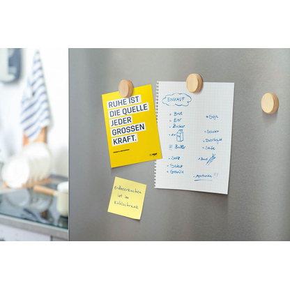 Artikelbild 3 für SIGEL Magnete braun, Holz Ø 3,3 x 0,9 cm, 4 St., Artikelnummer 636454