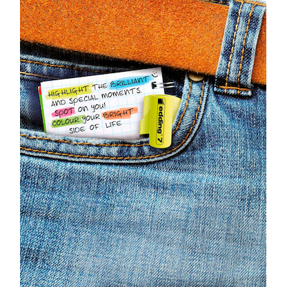 Artikelbild 6 für 4 + 1 GRATIS: edding 7 Mini Textmarker farbsortiert, 4 St. + GRATIS 1 St., Artikelnummer 347528