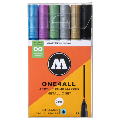 Artikelbild 21 für MOLOTOW One4All Acrylstifte farbsortiert 2,0 mm, 6 St., Artikelnummer 514206