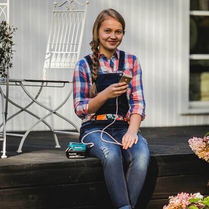 Artikelbild 4 für makita DECADP05 Ladeadapter blau, Artikelnummer 489084