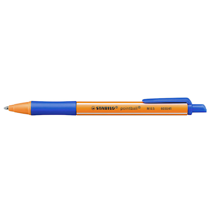 Artikelbild 2 für STABILO Kugelschreiber pointball orange, Schreibfarbe: blau, 1 St., Artikelnummer 107540