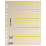 Artikelbild 1 für PAGNA Trennblätter Easy Rip DIN A4 1-0 chamois/gelb, 225 g/qm, 100 St., Artikelnummer 315857