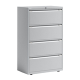 Artikelbild 1 für BISLEY Essentials Hängeregistraturschrank lichtgrau 4 Schubladen 80,0 x 47,0 x 130,0 cm, 1 St., Artikelnummer 452829