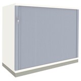 Artikelbild 1 für fm Sidney Rollladenschrank weiß 1 Fachboden 100,0 x 44,2 x 78,1 cm, Artikelnummer 160637