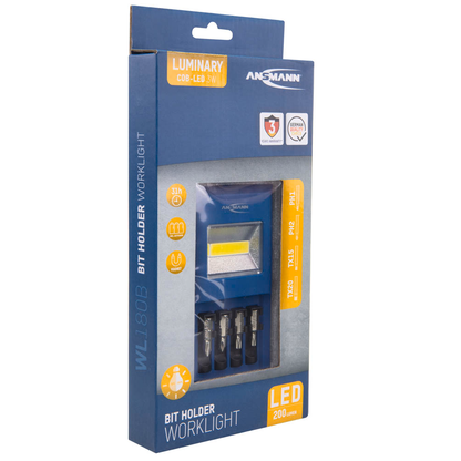 Artikelbild 13 für ANSMANN WL180B Bithalter LED Werkstattlampe blau 12,5 cm, 1 St., Artikelnummer 532919