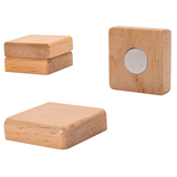 Artikelbild 1 für SIGEL Magnete braun, Holz 3,3 x 3,3 x 0,9 cm, 4 St., Artikelnummer 636462