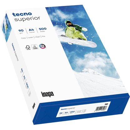 Artikelbild für tecno Kopierpapier superior DIN A4 90 g/qm 500 Blatt, Artikelnummer 779914