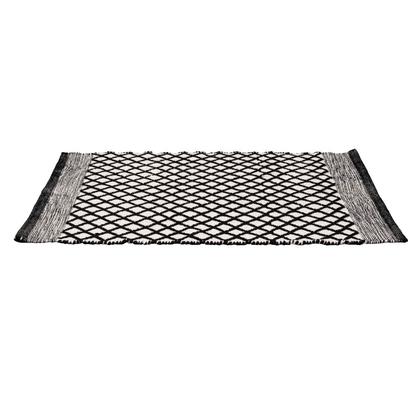 Artikelbild 3 für WENKO Badematte Tara schwarz, weiß 50,0 x 80,0 cm, Artikelnummer 809891