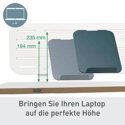 Artikelbild 4 für LEITZ Pegboard Anbau-Schreibtisch-Organizer weiß , 1 St., Artikelnummer 401549