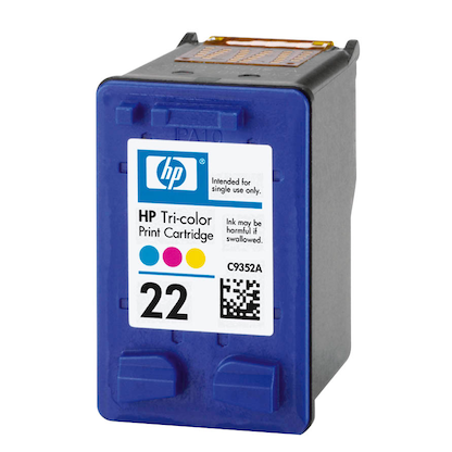 Artikelbild 2 für HP 22(C9352AE) color Druckerpatrone, Artikelnummer 723841