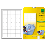 Artikelbild 1 für SIGEL Hängeetiketten weiß 27,0 x 40,0 mm blanko, 1.470 St., Artikelnummer 489328
