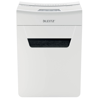 Artikelbild 3 für LEITZ IQ 10X Protect Premium Aktenvernichter mit Partikelschnitt P-4, 4 x 40 mm, bis 10 Blatt, weiß, Artikelnummer 436424