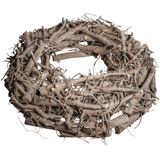 Artikelbild 1 für Rayher Bastelkranz grau/weiß aus Weiden gewischt Ø 30,0 cm, 1 St., Artikelnummer 925883
