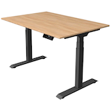 Artikelbild 1 für Kerkmann Move 1 stable elektrisch höhenverstellbarer Schreibtisch eiche hell rechteckig, T-Fuß-Gestell grau 120,0 x 80,0 cm, Artikelnummer 750929