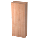 Artikelbild 1 für HAMMERBACHER Aktenschrank Unni SE1, V6100/N/N/SG nussbaum 4 Fachböden 80,0 x 42,0 x 200,4 cm, Artikelnummer 644075