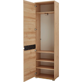 Artikelbild 1 für GERMANIA Garderobenschrank Lissabon, 3476-228 edelbuche 4 Fachböden 54,0 x 40,0 x 200,0 cm, Artikelnummer 642357
