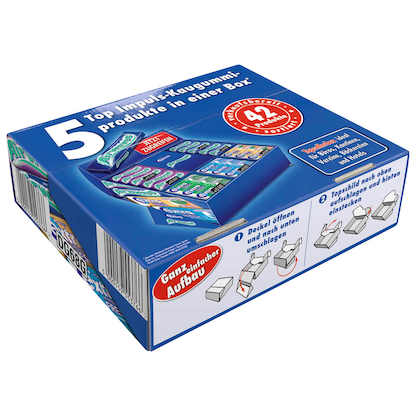 Artikelbild 2 für Airwaves Topsellerbox Kaugummis 42 Pack, Artikelnummer 129439