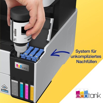 Artikelbild 4 für AKTION: EPSON EcoTank ET-5170 4 in 1 Tintenstrahl-Multifunktionsdrucker grau mit 50 Euro CashBack, Artikelnummer 374803