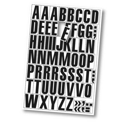 Artikelbild 3 für EICHNER Buchstaben A-Z Magnete weiß 22,5 x 32,5 cm, 2 Bogen, Artikelnummer 702189