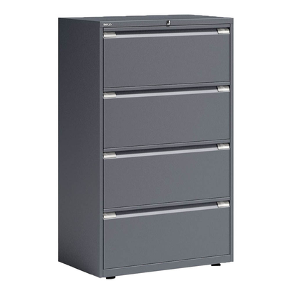 Artikelbild für BISLEY Essentials Hängeregistraturschrank anthrazit 4 Schubladen 80,0 x 47,0 x 130,0 cm, 1 St., Artikelnummer 452868