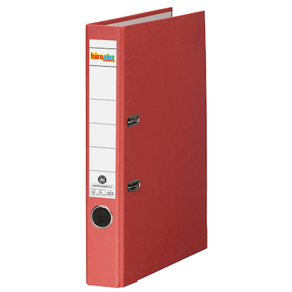 Artikelbild für büroplus Ordner rot Karton 5,0 cm DIN A4, 1 St., Artikelnummer 154526