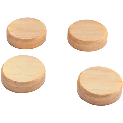 Artikelbild 5 für SIGEL Magnete braun, Holz Ø 3,3 x 0,9 cm, 4 St., Artikelnummer 636454