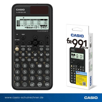 Artikelbild 3 für CASIO FX-991DE CW Wissenschaftlicher Taschenrechner schwarz, Artikelnummer 895875