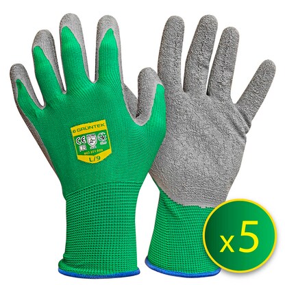 Artikelbild 3 für GRÜNTEK® unisex Gartenhandschuhe grün Größe 9, 5 Paar, Artikelnummer 316798