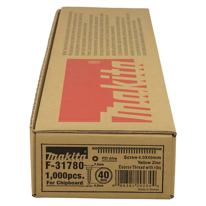 Artikelbild 4 für makita Schnellbauschrauben F-31780 4 mm x 40 mm, 1.000 St., Artikelnummer 496826