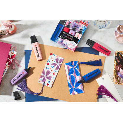 Artikelbild 3 für STABILO BOSS Original Wildflower Edition Textmarker farbsortiert, 4 St., Artikelnummer 692089