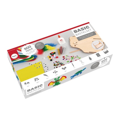 Artikelbild für Rayher Bastelset Holzhenkelbox mit 900 Teile mehrfarbig, Artikelnummer 198931