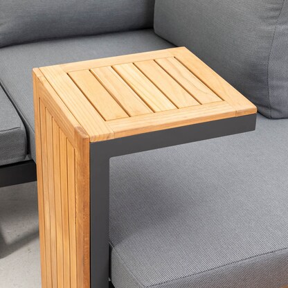 Artikelbild 23 für greemotion Loungegruppe Samara grau, anthrazit Holz, Metall, 8-teilig, Artikelnummer 422851