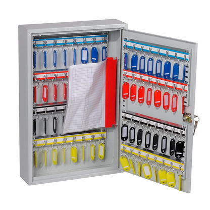 Artikelbild für phoenix KC0602K Schlüsselkasten lichtgrau mit 60 Haken, Zylinderschloss, 30,0 x 8,0 x 45,0 cm, 1 St., Artikelnummer 500751