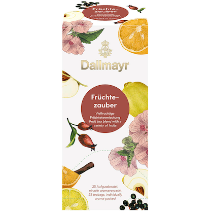 Artikelbild für Dallmayr Früchtezauber Tee 25 Portionen, Artikelnummer 140165