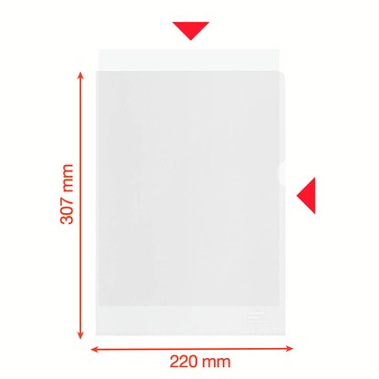 Artikelbild 8 für Esselte Sichthüllen DIN A4 transparent genarbt 0,10 mm, 100 St., Artikelnummer 304557